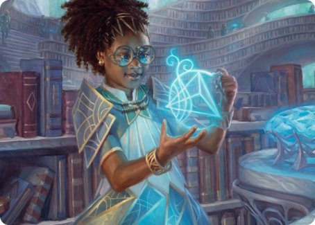 Zimone, Quandrix Prodigy Art Card [Strixhaven: School of Mages Art Series] - Evolution TCG