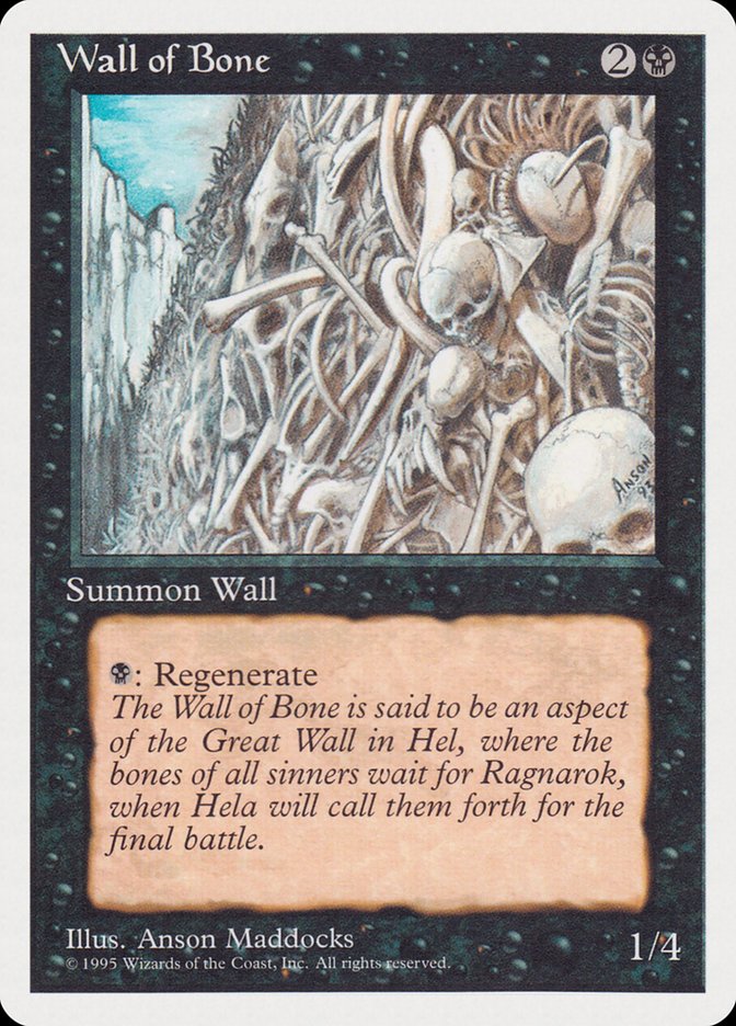 Wall of Bone [Rivals Quick Start Set] - Evolution TCG