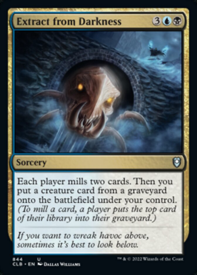 Extract from Darkness [Commander Legends: Battle for Baldur's Gate] - Evolution TCG