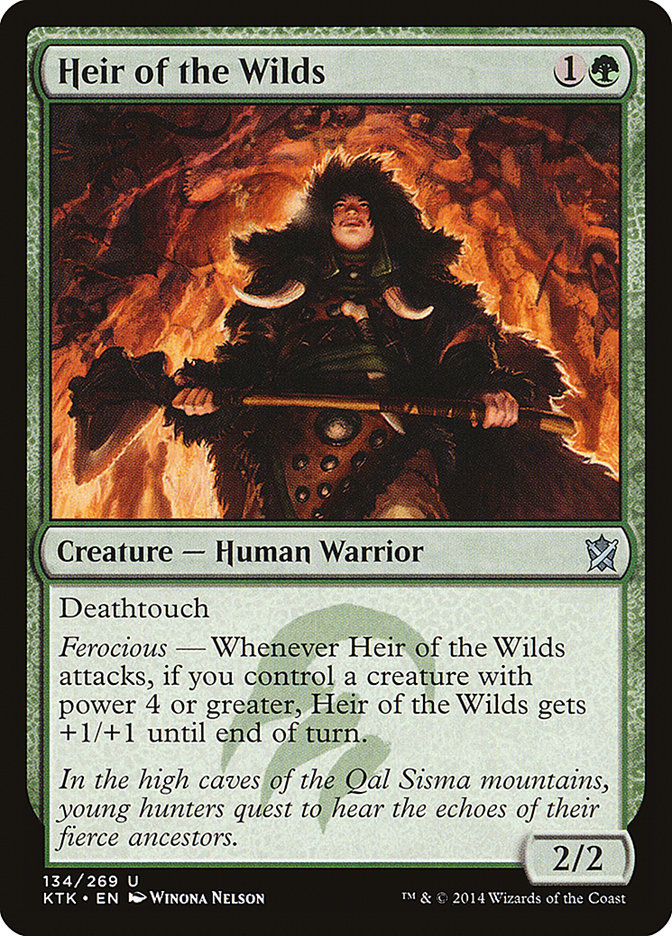 Heir of the Wilds [Khans of Tarkir] - Evolution TCG