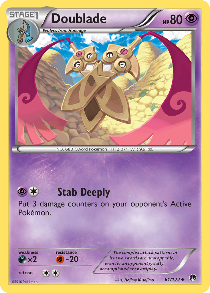 Doublade (61/122) [XY: BREAKpoint] - Evolution TCG