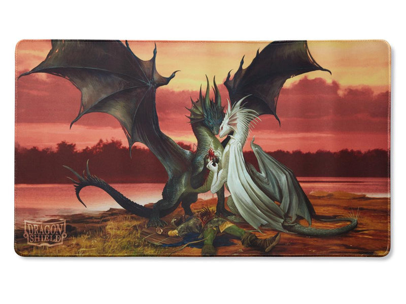 Dragon Shield Playmat -  Valentines Day Dragons - Evolution TCG
