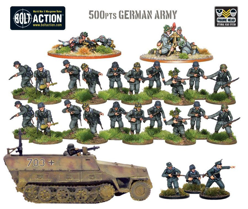 500pts German Army - Evolution TCG