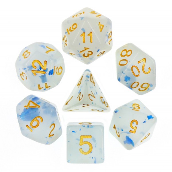 A&H Dice: Spring Shower - Poly 7 Die Set - Evolution TCG