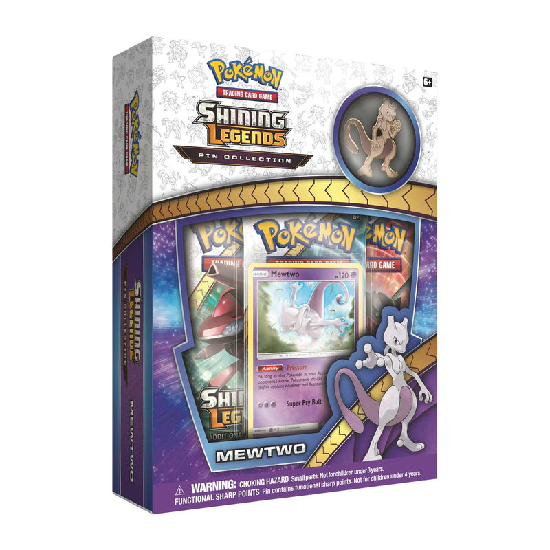 Shining Legends Pin Collection Mewtwo - Evolution TCG