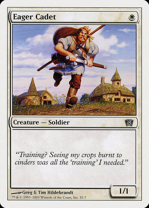 Eager Cadet [Eighth Edition] - Evolution TCG