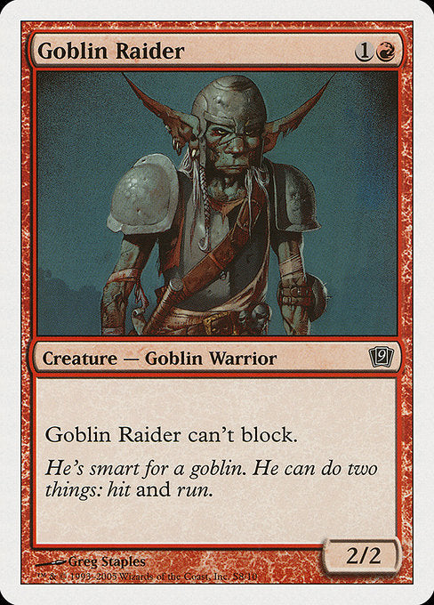 Goblin Raider [Ninth Edition] - Evolution TCG