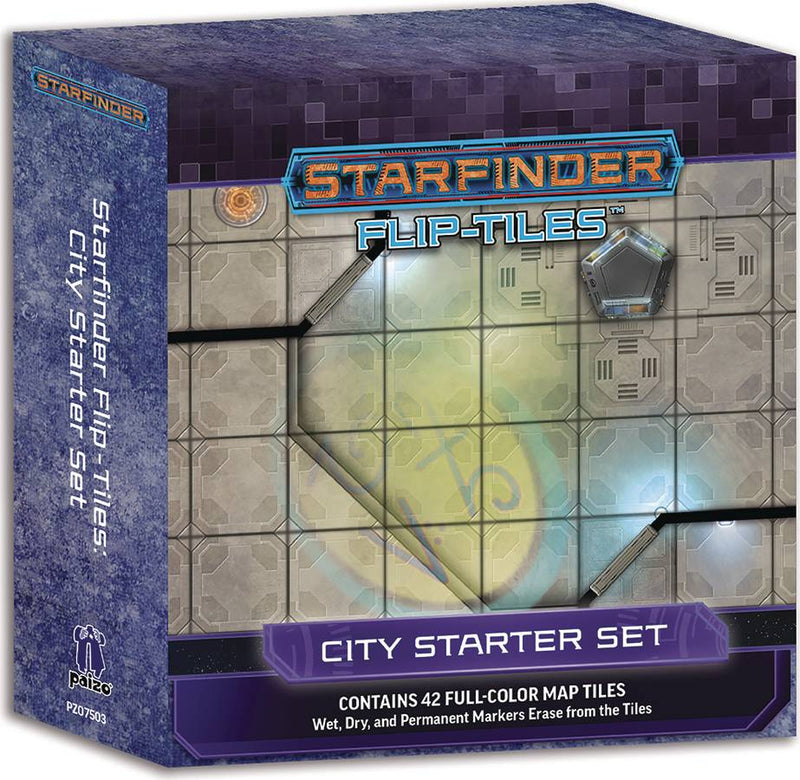 Starfinder RPG Flip-Tiles City Start Set - Evolution TCG