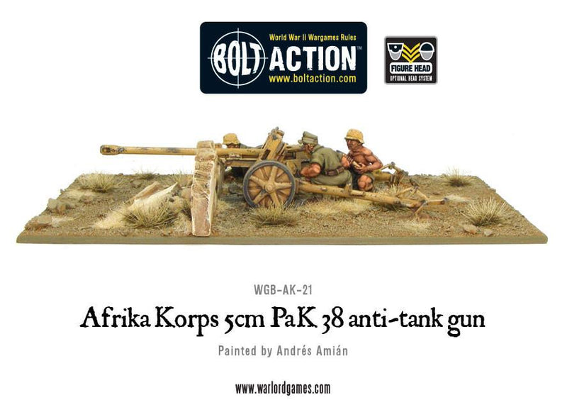 Afrika Korps 5cm PaK 38 anti-tank gun - Evolution TCG