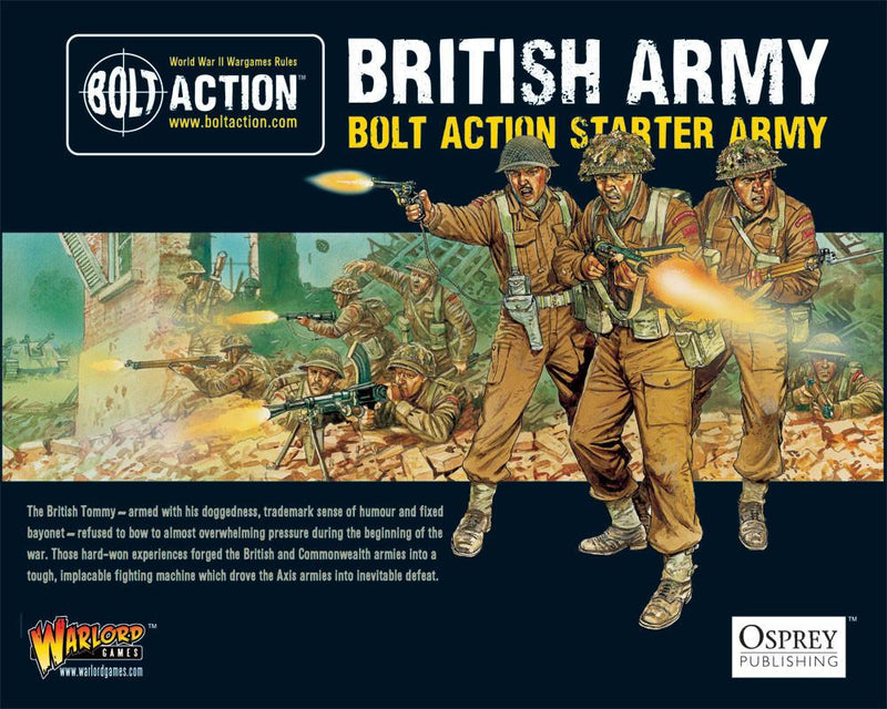 1,000pt British Army starter army - Evolution TCG