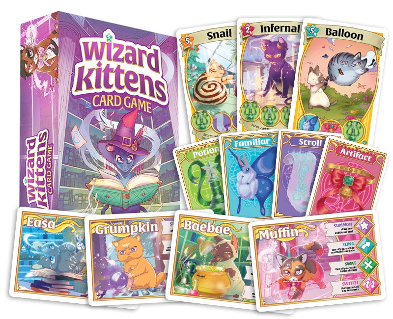 Wizard Kittens Card Game - Evolution TCG