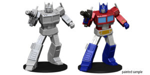 Transformers Deep Cuts Unpainted Miniatures: Optimus Prime - Evolution TCG