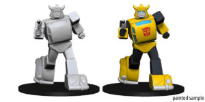 Transformers Deep Cuts Unpainted Miniatures: Bumblebee - Evolution TCG