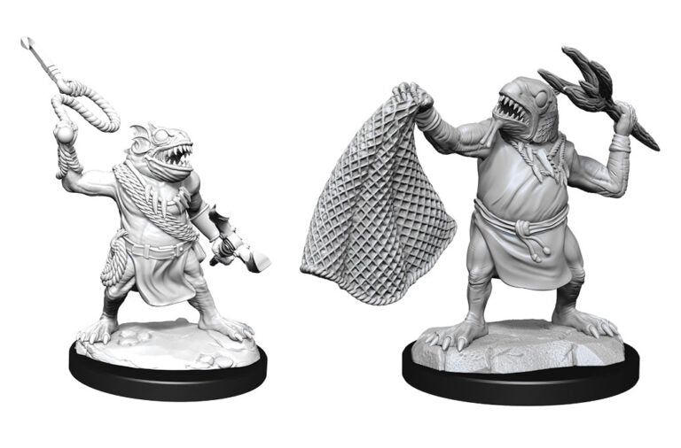D&D Nolzur’s Marvelous Miniatures: Kuo-Toa & Kuo-Toa Whip - Evolution TCG