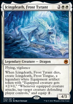 Icingdeath, Frost Tyrant (Promo Pack) [Dungeons & Dragons: Adventures in the Forgotten Realms Promos] - Evolution TCG