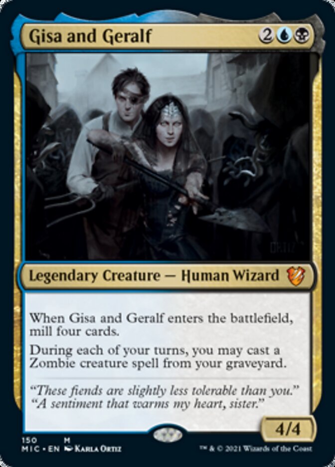 Gisa and Geralf [Innistrad: Midnight Hunt Commander] - Evolution TCG