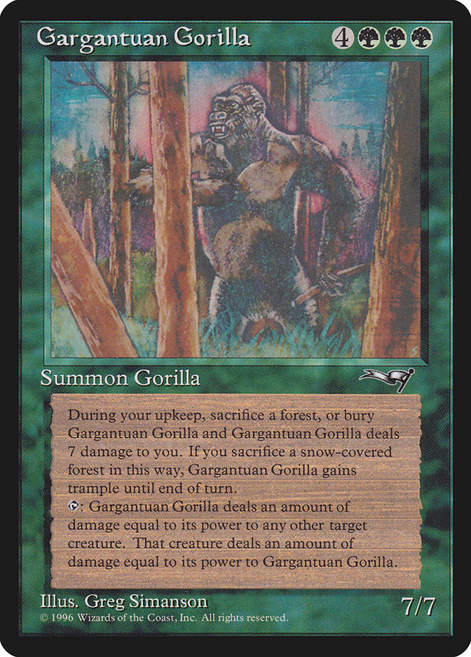 Gargantuan Gorilla [Alliances] - Evolution TCG
