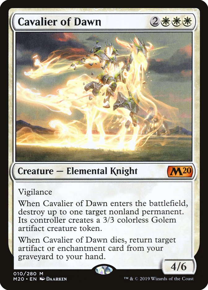 Cavalier of Dawn [Core Set 2020] - Evolution TCG