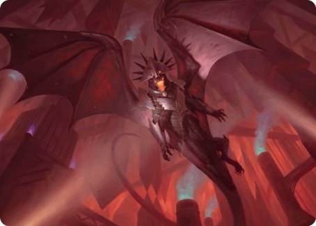 Ziatora, the Incinerator Art Card [Streets of New Capenna Art Series] - Evolution TCG