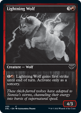 Lightning Wolf [Innistrad: Double Feature] - Evolution TCG