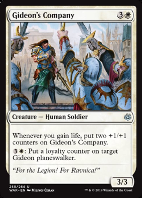 Gideon's Company [War of the Spark] - Evolution TCG