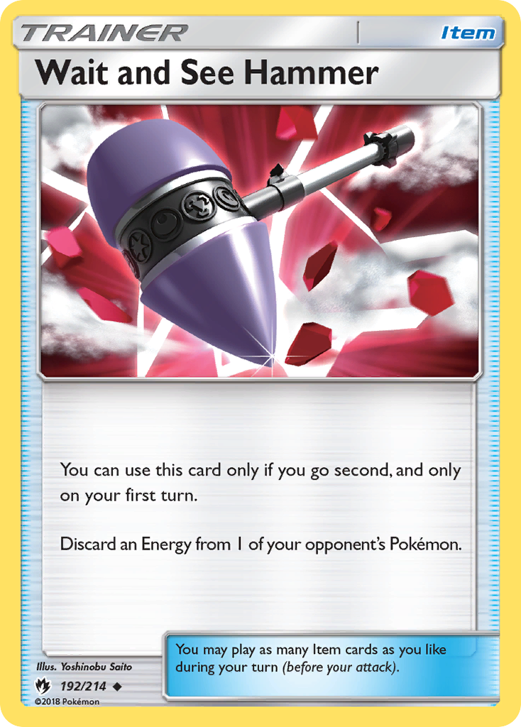 Wait and See Hammer (192/214) [Sun & Moon: Lost Thunder] - Evolution TCG