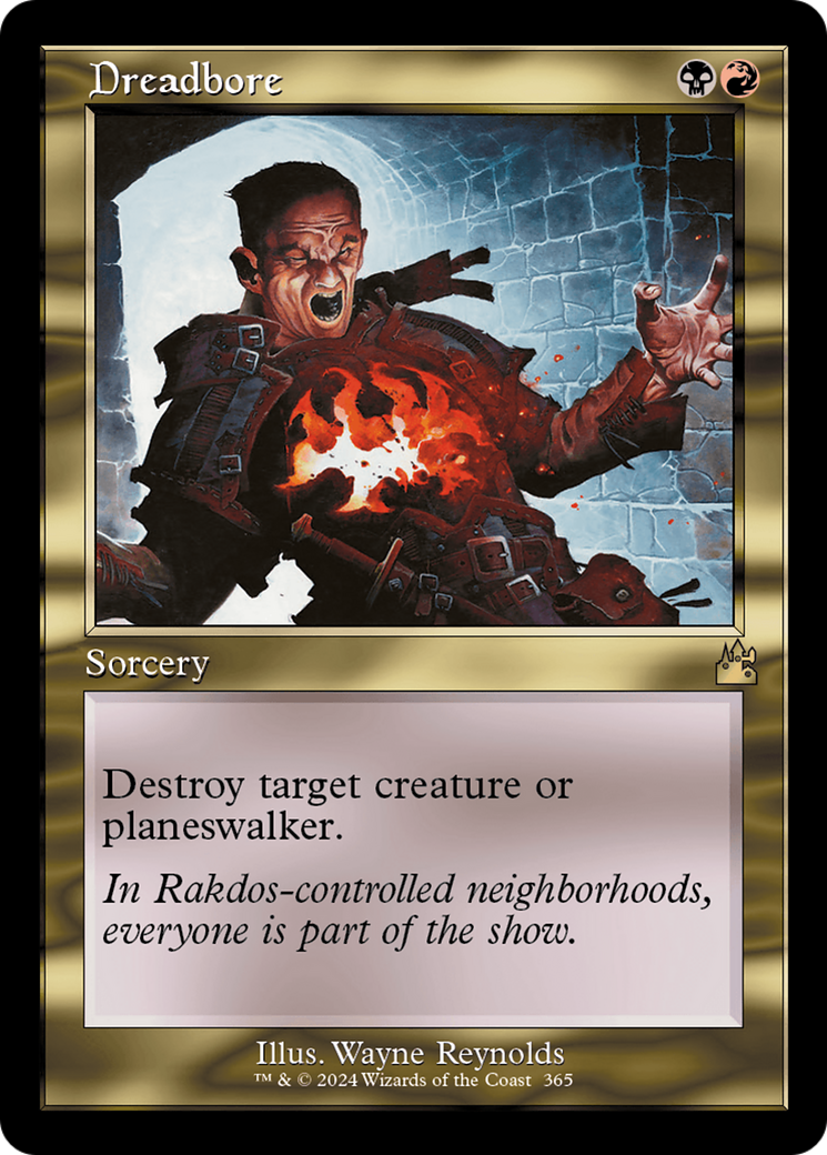 Dreadbore (Retro Frame) [Ravnica Remastered] - Evolution TCG