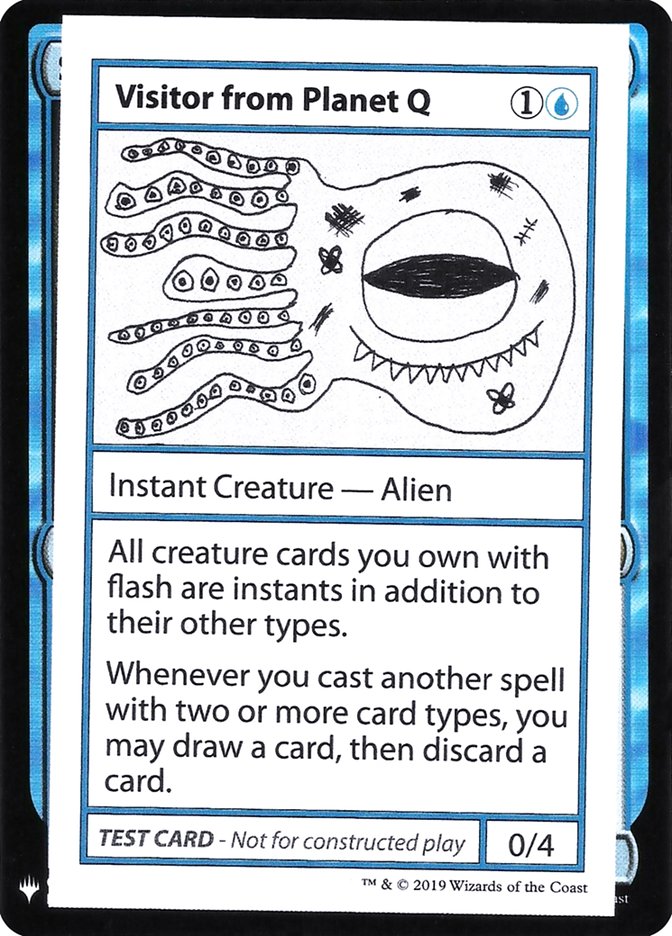 Visitor from Planet Q [Mystery Booster Playtest Cards] - Evolution TCG