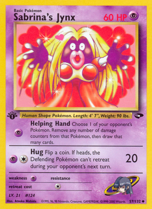 Sabrina's Jynx (57/132) [Gym Challenge 1st Edition] - Evolution TCG