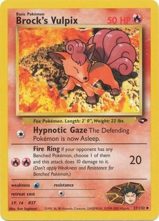 Brock's Vulpix (37/132) [Gym Challenge Unlimited] - Evolution TCG