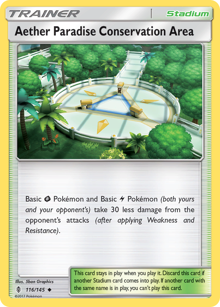 Aether Paradise Conservation Area (116/145) [Sun & Moon: Guardians Rising] - Evolution TCG