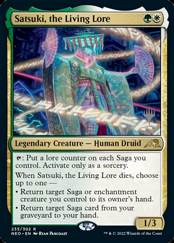 Satsuki, the Living Lore (Promo Pack) [Kamigawa: Neon Dynasty Promos] - Evolution TCG