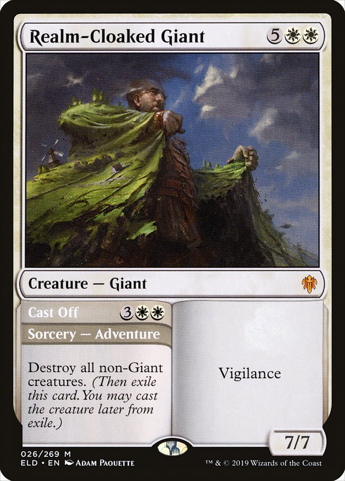 Realm-Cloaked Giant // Cast Off [Throne of Eldraine] - Evolution TCG