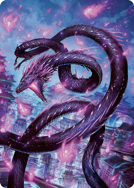 Junji, the Midnight Sky 2 Art Card [Kamigawa: Neon Dynasty Art Series] - Evolution TCG