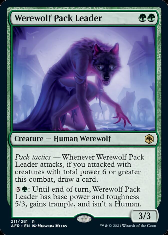 Werewolf Pack Leader [Dungeons & Dragons: Adventures in the Forgotten Realms] - Evolution TCG