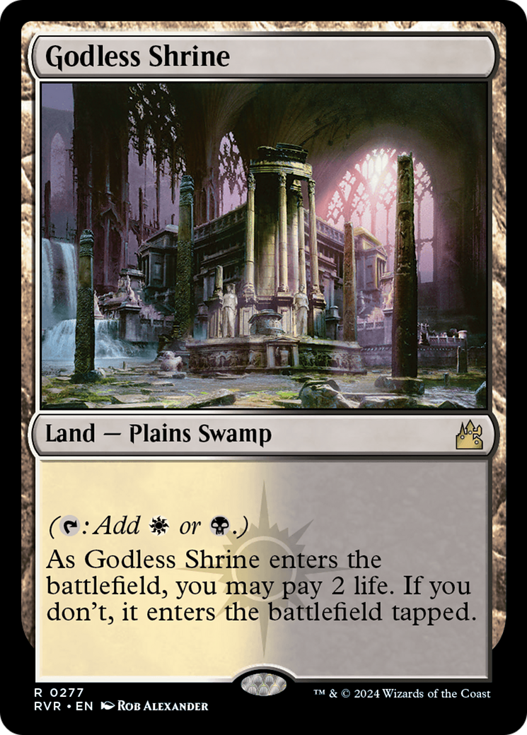 Godless Shrine [Ravnica Remastered] - Evolution TCG