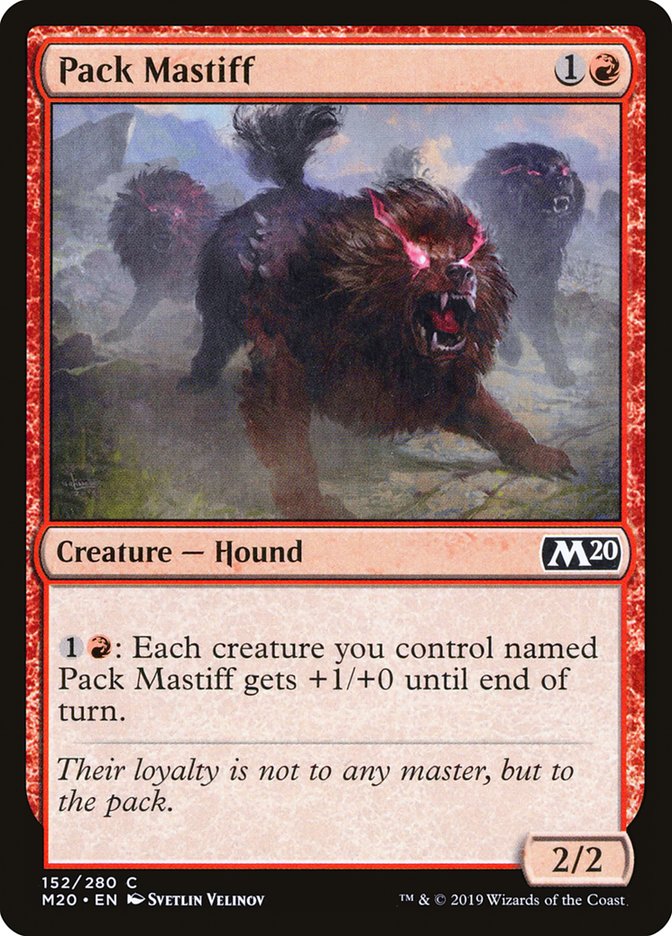 Pack Mastiff [Core Set 2020] - Evolution TCG