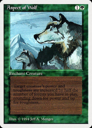 Aspect of Wolf [Summer Magic / Edgar] - Evolution TCG