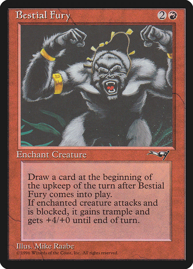 Bestial Fury (Fists Raised) [Alliances] - Evolution TCG