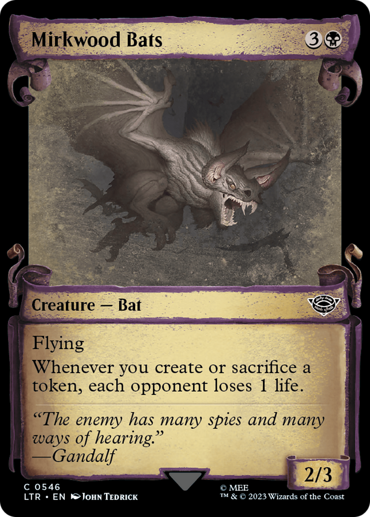 Mirkwood Bats [The Lord of the Rings: Tales of Middle-Earth Showcase Scrolls] - Evolution TCG