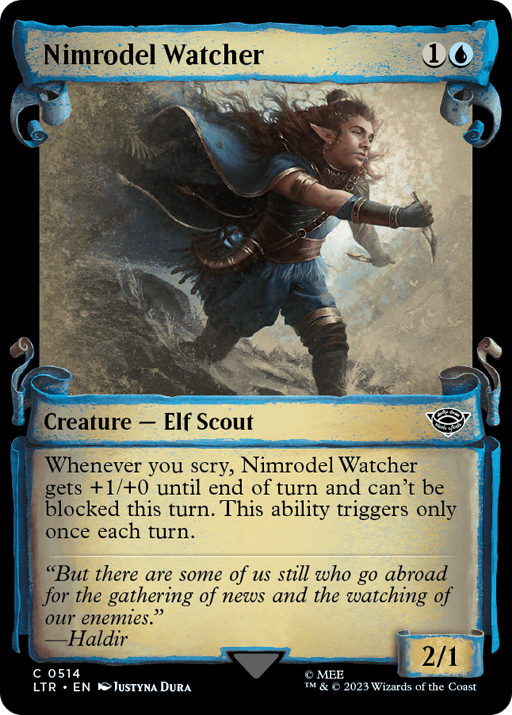 Nimrodel Watcher [The Lord of the Rings: Tales of Middle-Earth Showcase Scrolls] - Evolution TCG
