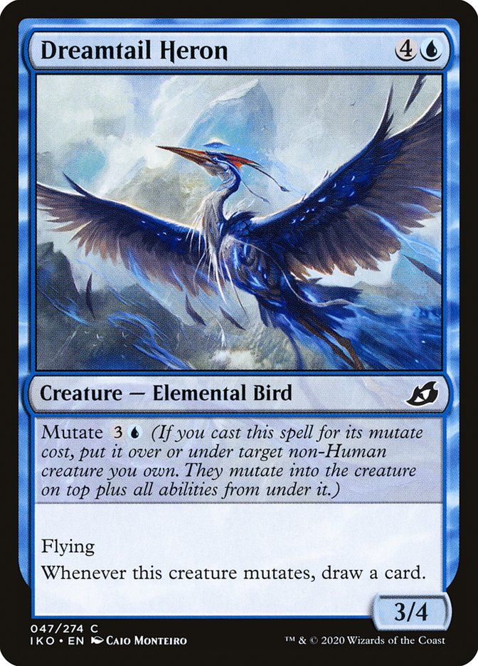 Dreamtail Heron [Ikoria: Lair of Behemoths] - Evolution TCG