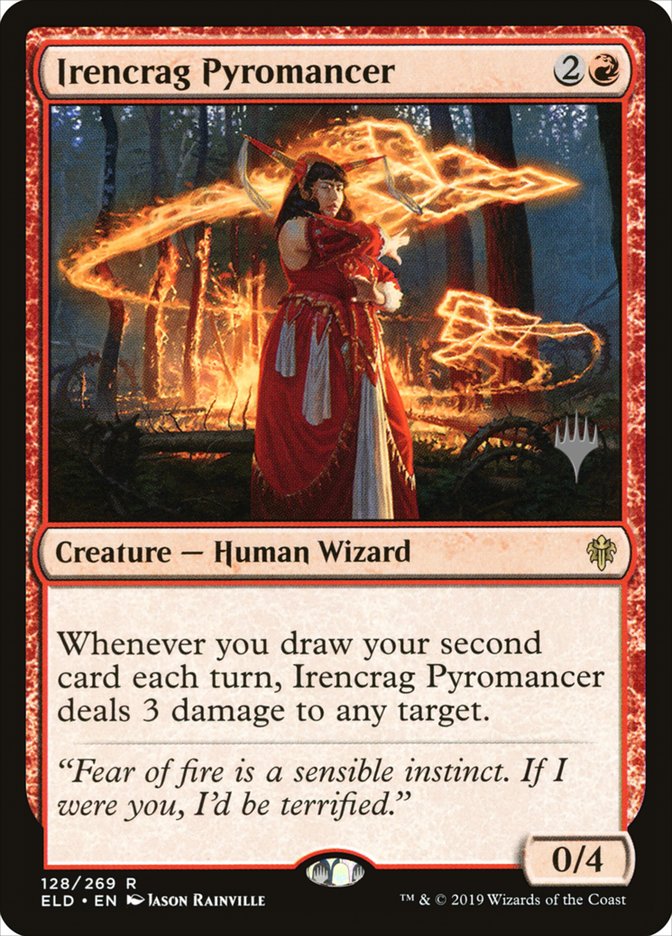 Irencrag Pyromancer (Promo Pack) [Throne of Eldraine Promos] - Evolution TCG