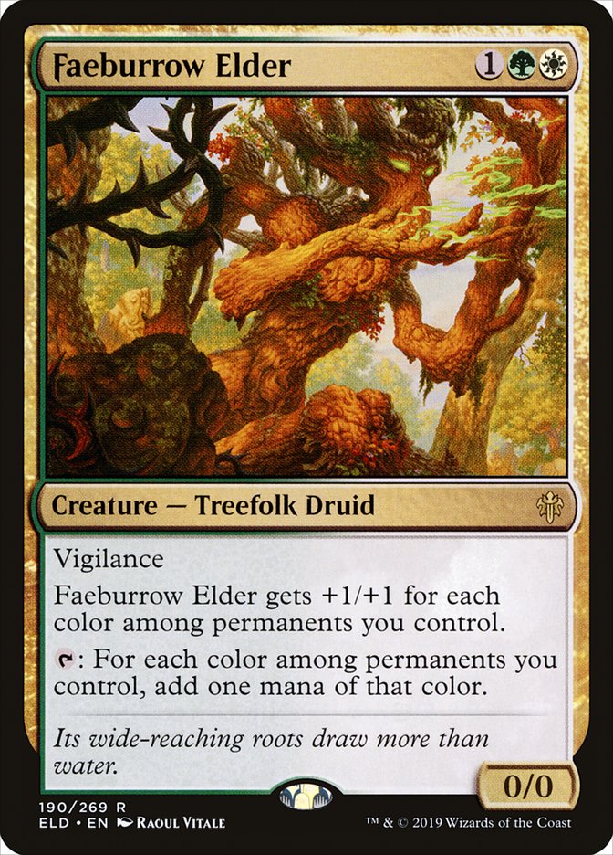 Faeburrow Elder [Throne of Eldraine] - Evolution TCG