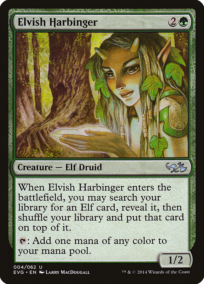 Elvish Harbinger (Elves vs. Goblins) [Duel Decks Anthology] - Evolution TCG