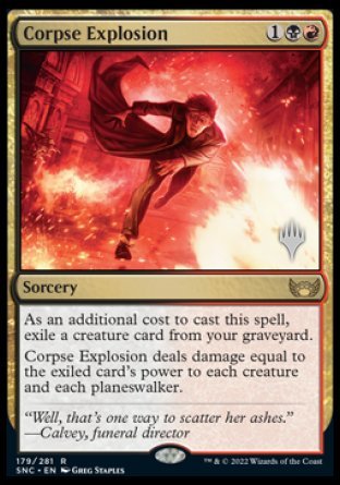 Corpse Explosion (Promo Pack) [Streets of New Capenna Promos] - Evolution TCG