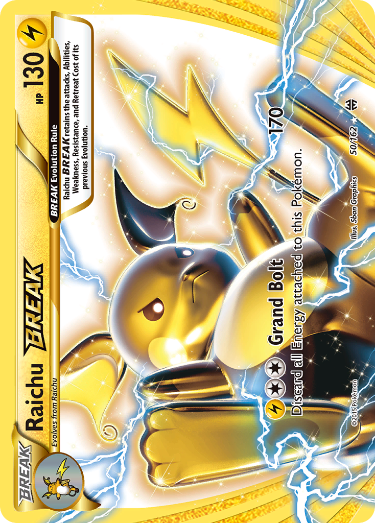 Raichu BREAK (50/162) [XY: BREAKthrough] - Evolution TCG