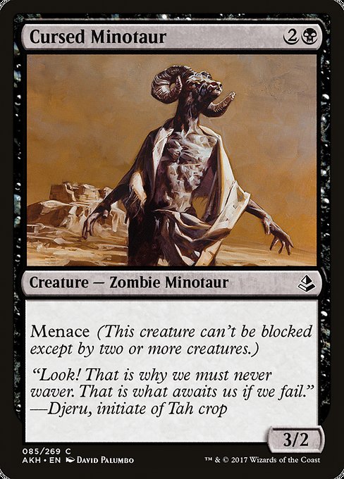 Cursed Minotaur [Amonkhet] - Evolution TCG