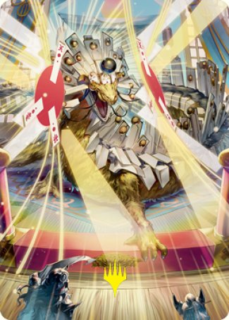 Spirit-Sister's Call Art Card (Gold-Stamped Signature) [Kamigawa: Neon Dynasty Art Series] - Evolution TCG