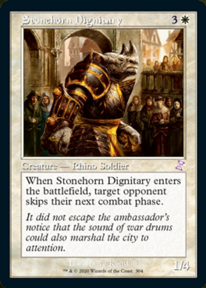 Stonehorn Dignitary (Timeshifted) [Time Spiral Remastered] - Evolution TCG